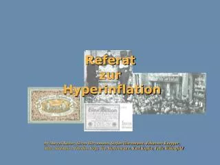 referat zur hyperinflation