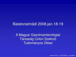 Balatonalmádi 2008.jan.18-19