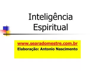 intelig ncia espiritual