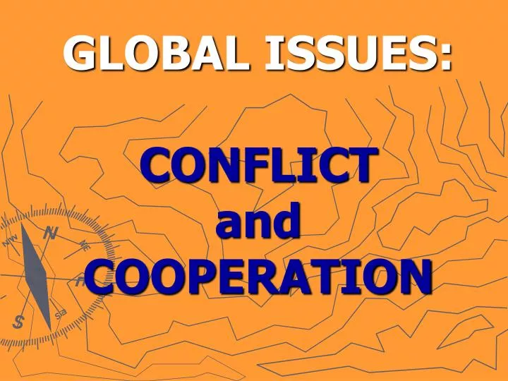 global issues conflict and cooperation