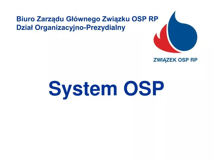 system osp