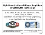 PPT - Class B, AB And D Rf Power Amplifiers In 0,40 Um Cmos TeChnology ...