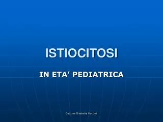 istiocitosi