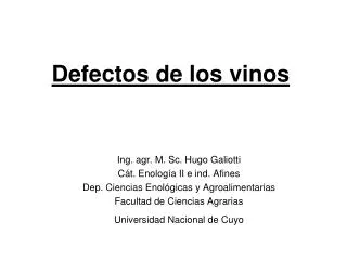 defectos de los vinos