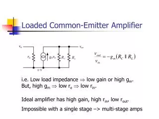 Loaded Common-Emitter Amplifier