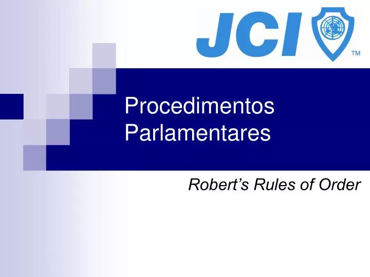 procedimentos parlamentares