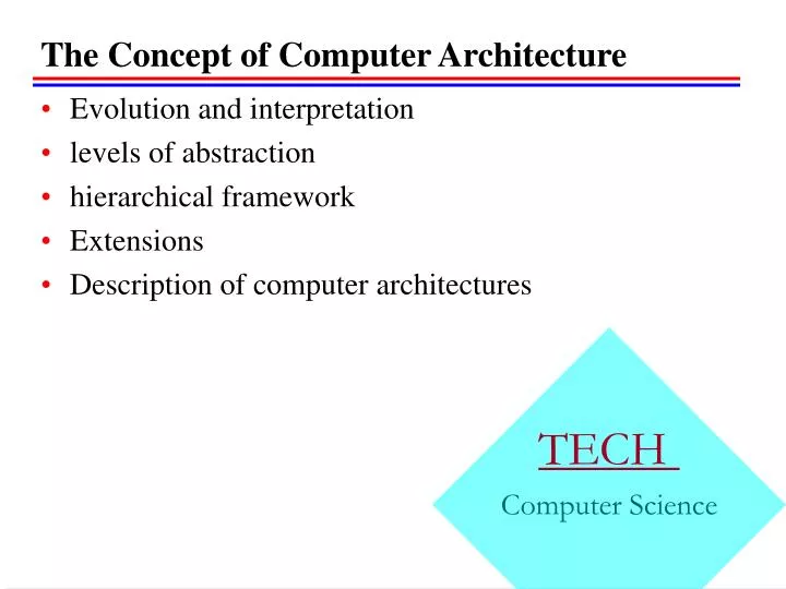 the concept of computer architecture
