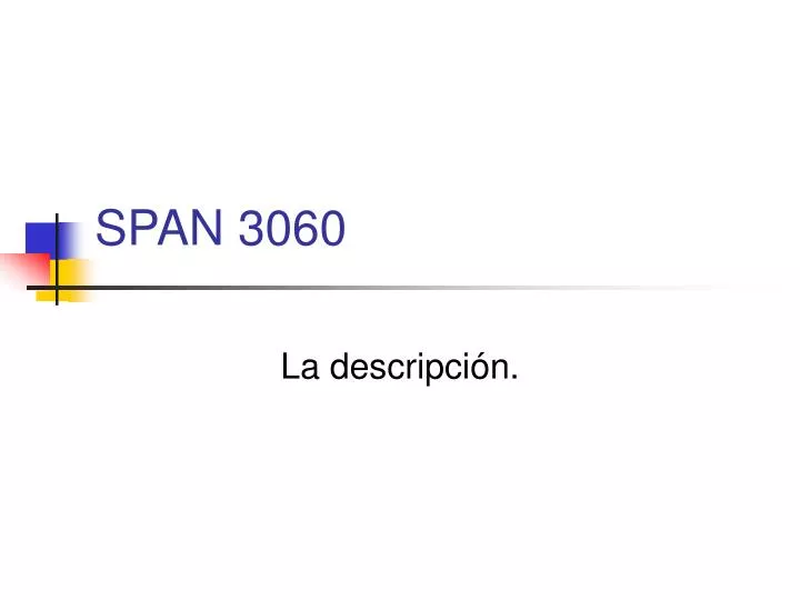 span 3060