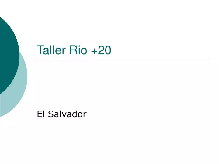 taller rio 20