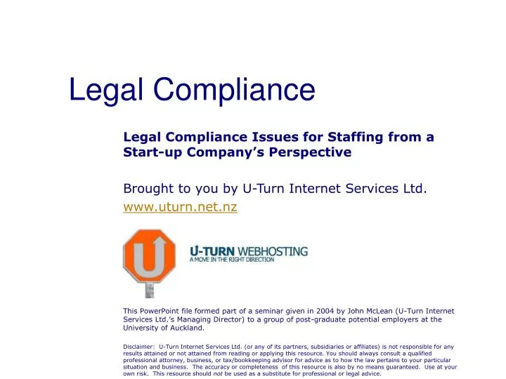 legal compliance