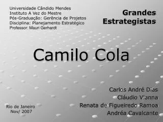 camilo cola