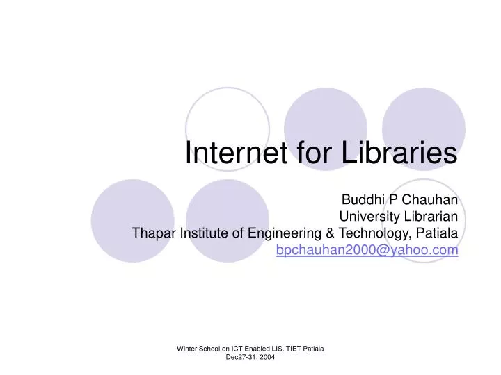 internet for libraries