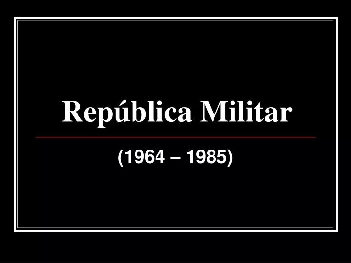 rep blica militar