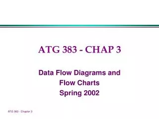 ATG 383 - CHAP 3