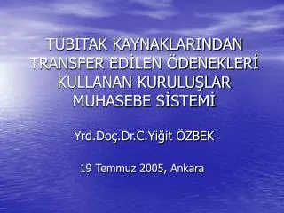 19 Temmuz 2005, Ankara