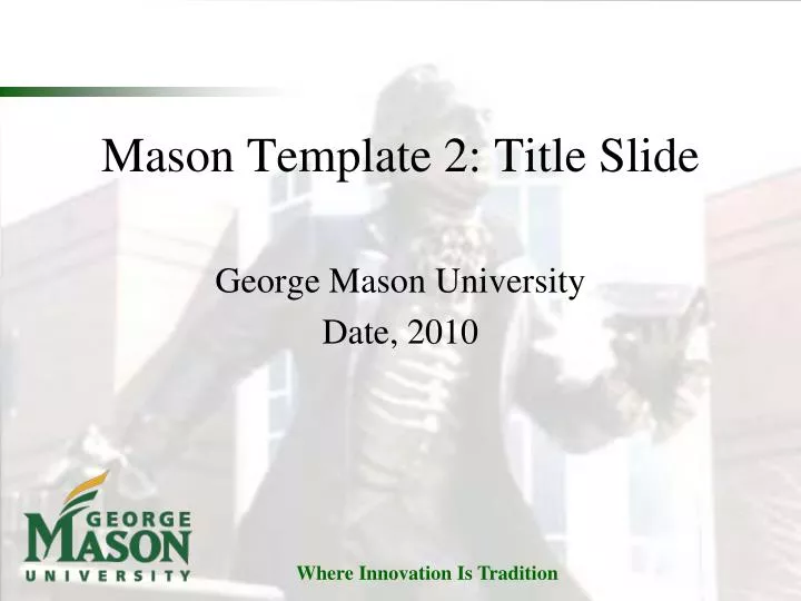mason template 2 title slide