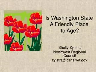 Is Washington State A Friendly Place to Age?
