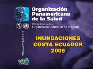 INUNDACIONES COSTA ECUADOR 2006