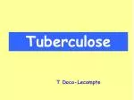 Tuberculose - slide 1