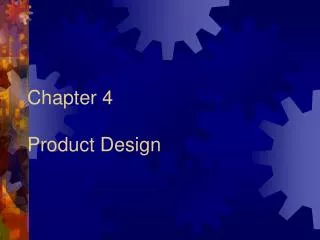 Chapter 4 Product Design