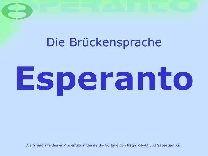 esperanto