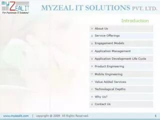 Myzeal IT-Offshore Software Development & Web Apllication Se