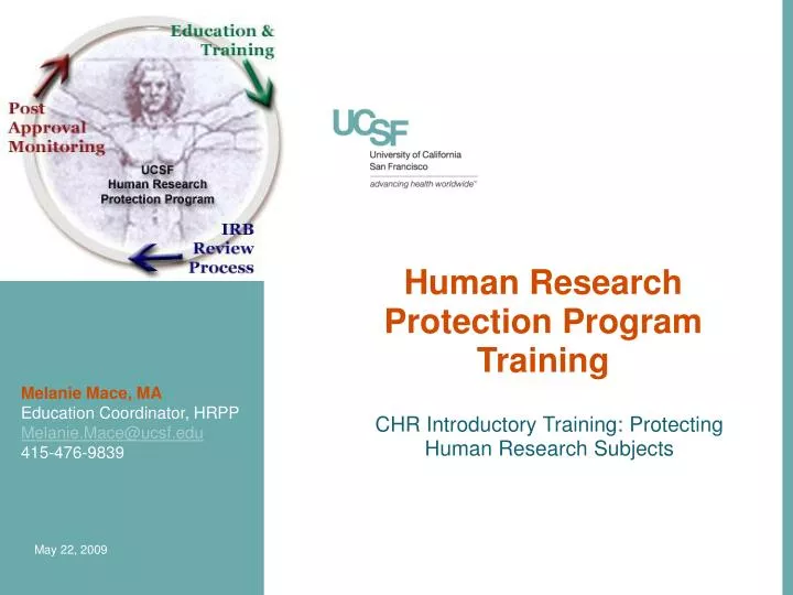 human research protection program training
