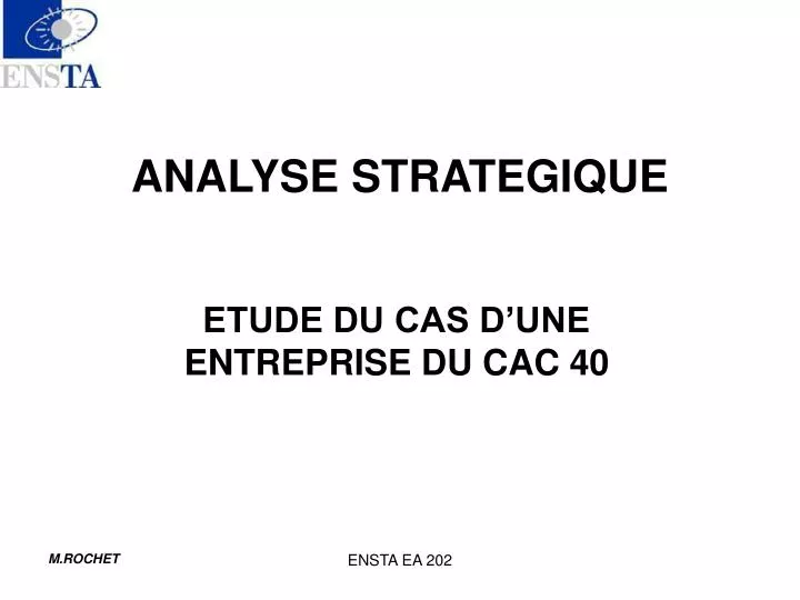 analyse strategique