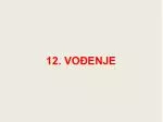 12. VOĐENJE - slide 1
