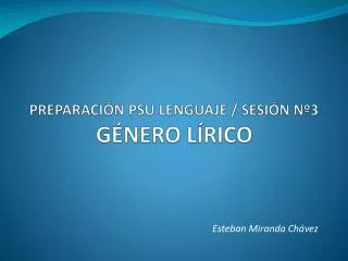 preparaci n psu lenguaje sesi n n 3 g nero l rico