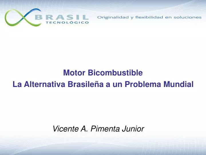 motor bicombustible la alternativa brasile a a un problema mundial