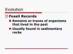 Evolution - slide 1