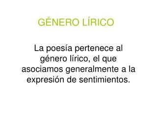 g nero l rico