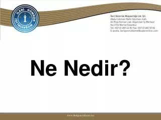 ne nedir