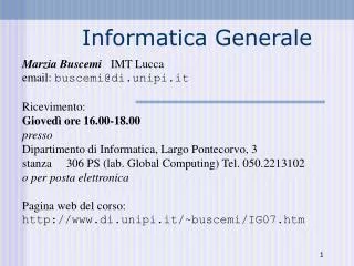 informatica generale