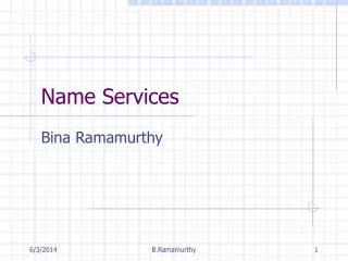 Name Services