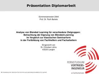 pr sentation diplomarbeit
