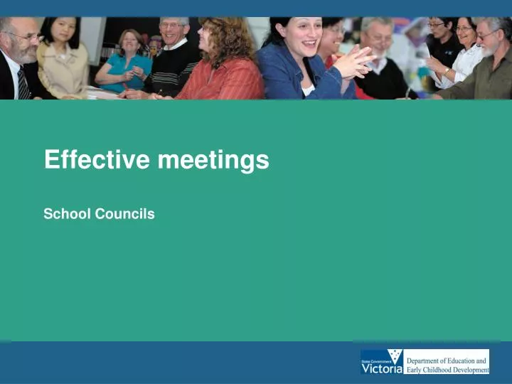 effective meetings school councils