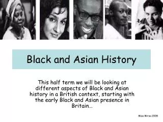 Black and Asian History