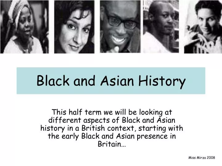 black and asian history