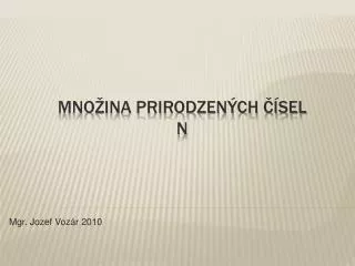 mgr jozef voz r 2010