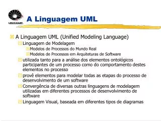 A Linguagem UML