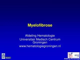 Myelofibrose