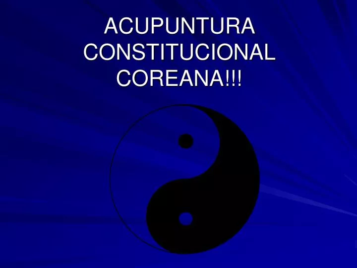 acupuntura constitucional coreana