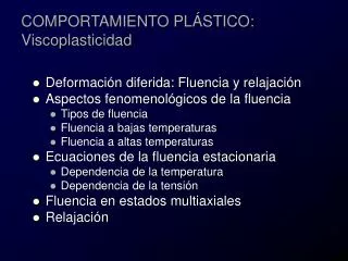 comportamiento pl stico viscoplasticidad