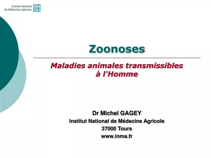 zoonoses maladies animales transmissibles l homme