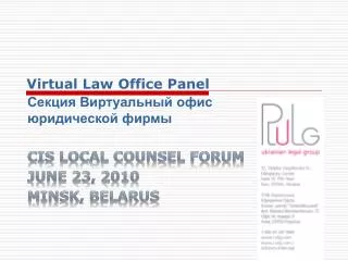 virtual law office panel