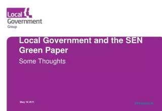 Local Government and the SEN Green Paper