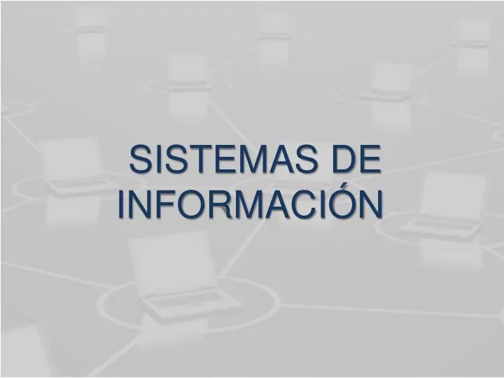 sistemas de informaci n