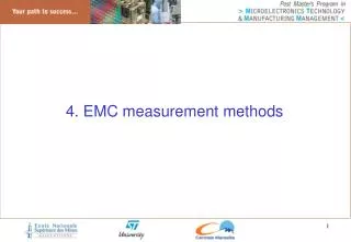 4 . EMC measurement methods